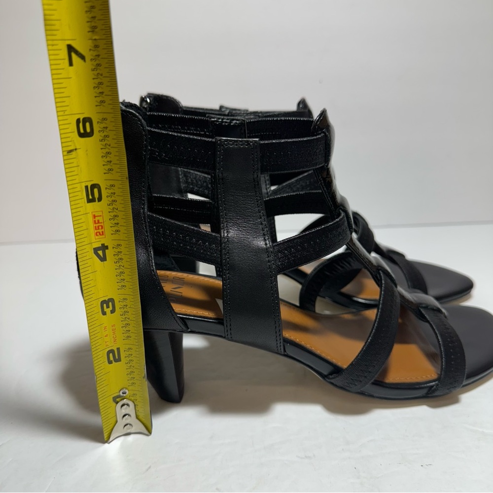 Donald J. Pliner 'Arcadia' Black Strappy Sandals Heels Size 7 - Picture 13 of 15